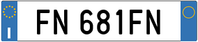 Truck License Plate